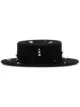 Image 1 of Ruslan Baginskiy crystal-embellished canotier hat