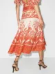 Johanna Ortiz Palm To Nadube pleated midi skirt