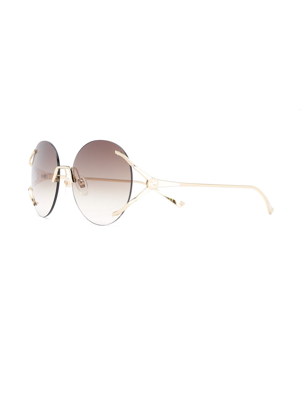 фото Gucci eyewear round frame sunglasses