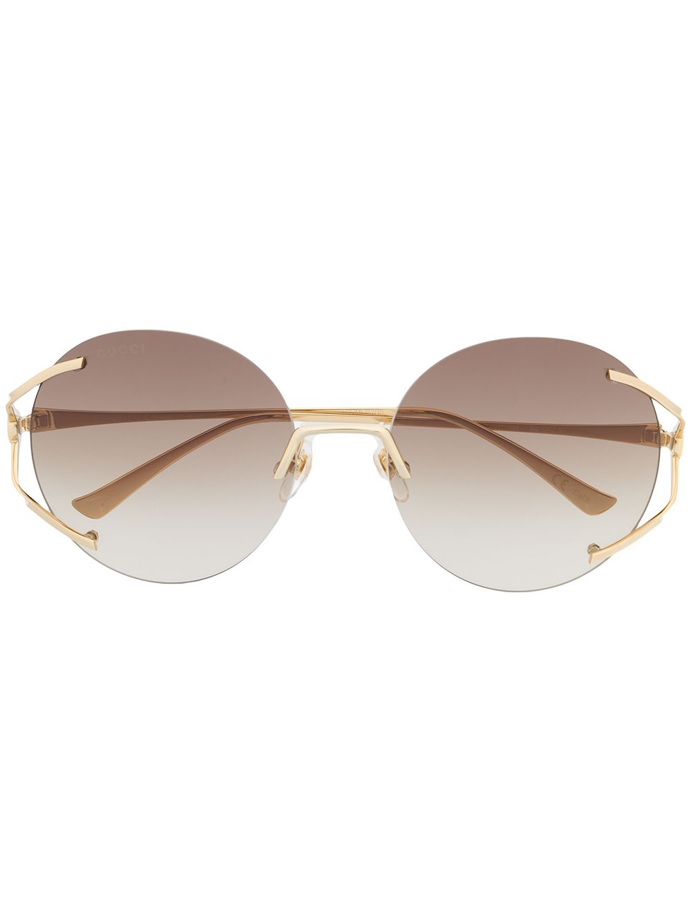 фото Gucci eyewear round frame sunglasses