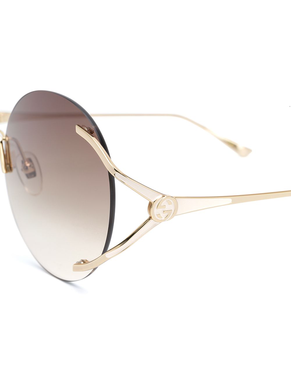 фото Gucci eyewear round frame sunglasses