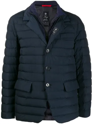 Shop blue Fay double front down jacket Fay down jacket Second Hand Fay down