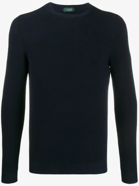 Zanone sudadera con cuello redondo