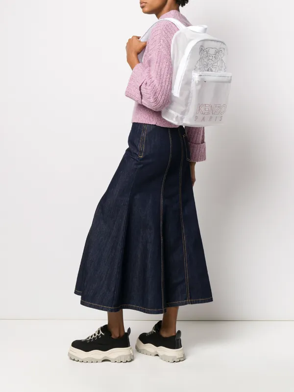 transparent back pack