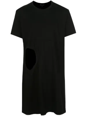 comme des garons t shirt homme verte