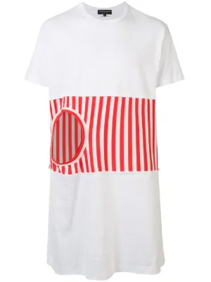 comme des garons t shirt homme verte