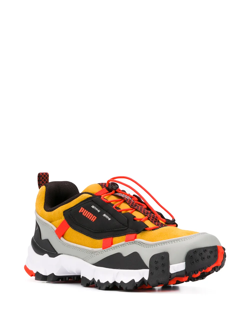 PUMA Trailfox colour-block sneakers Yellow