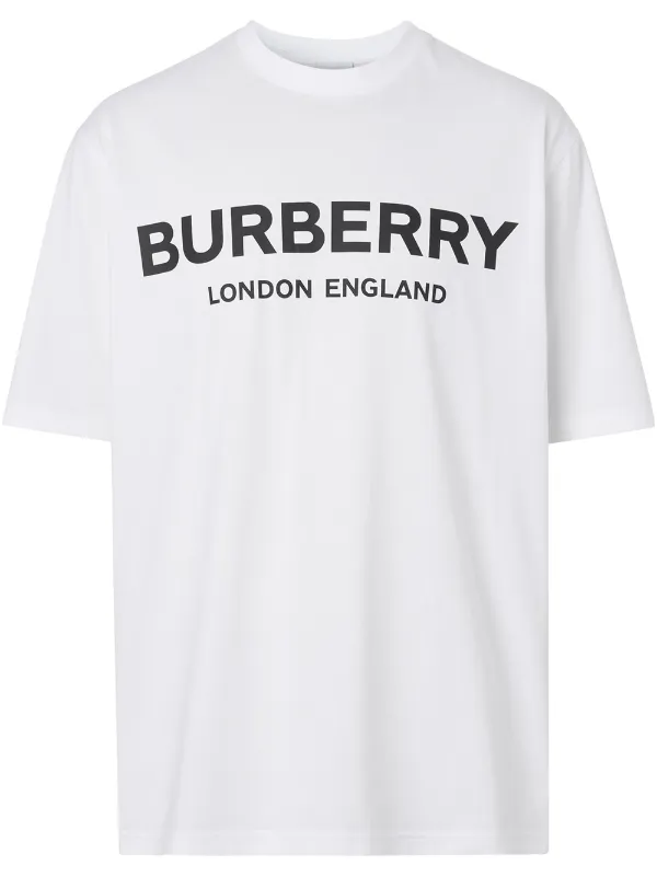 Burberry Logo Print T-shirt - Farfetch