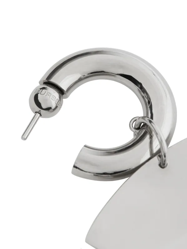 burberry hoop earrings