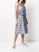Kenzo Wave and Mermaids sleeveless midi dress