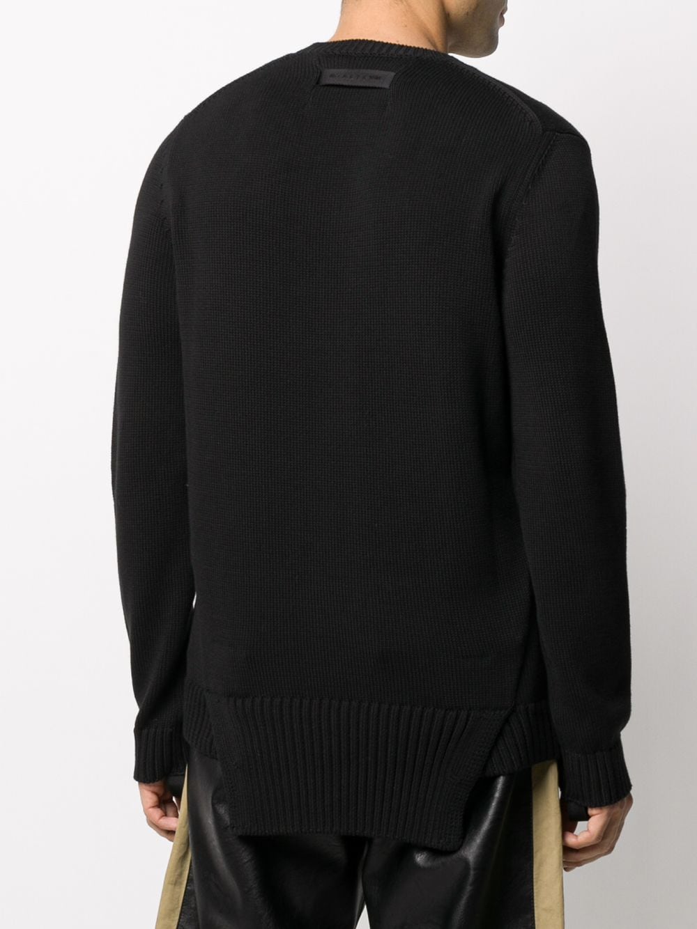Shop Alyx Appliqué Knitted Jumper In Black