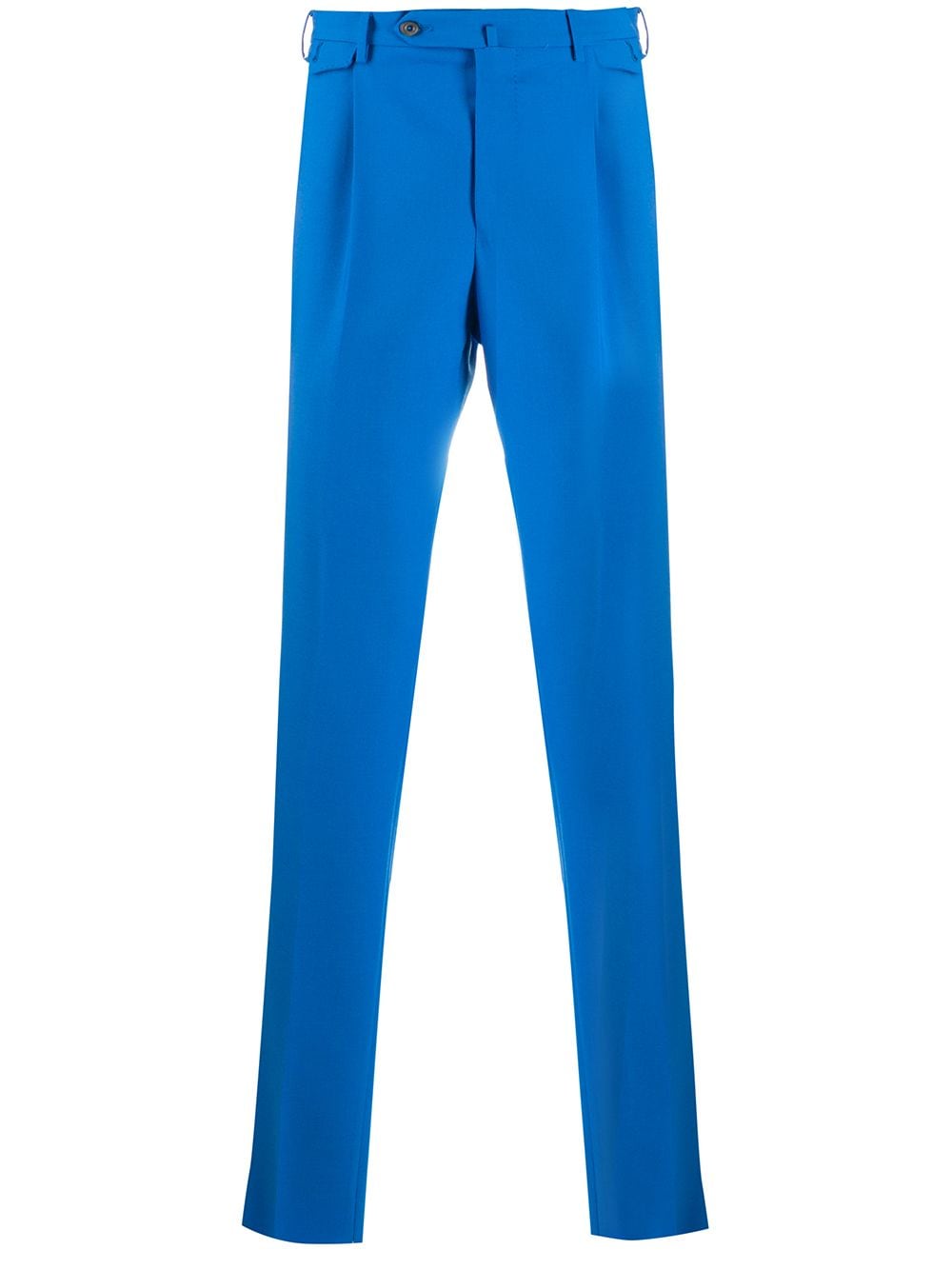 Pt01 Pleated Chinos In Blue