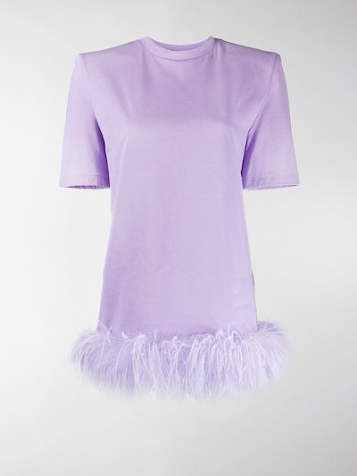 purple t shirt dress