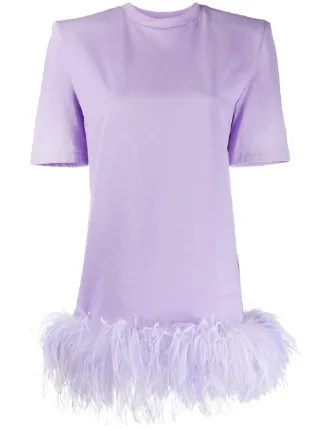 lavender t shirt dress