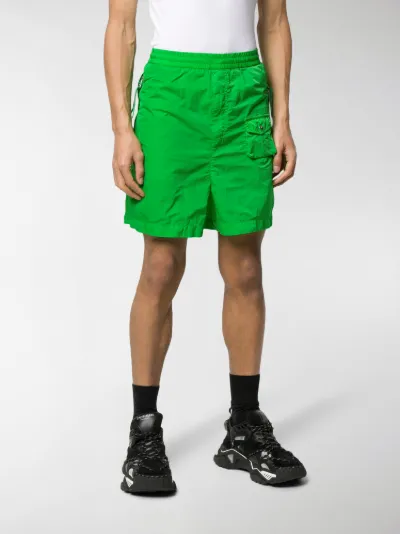 Moncler side-pocket shorts green | MODES