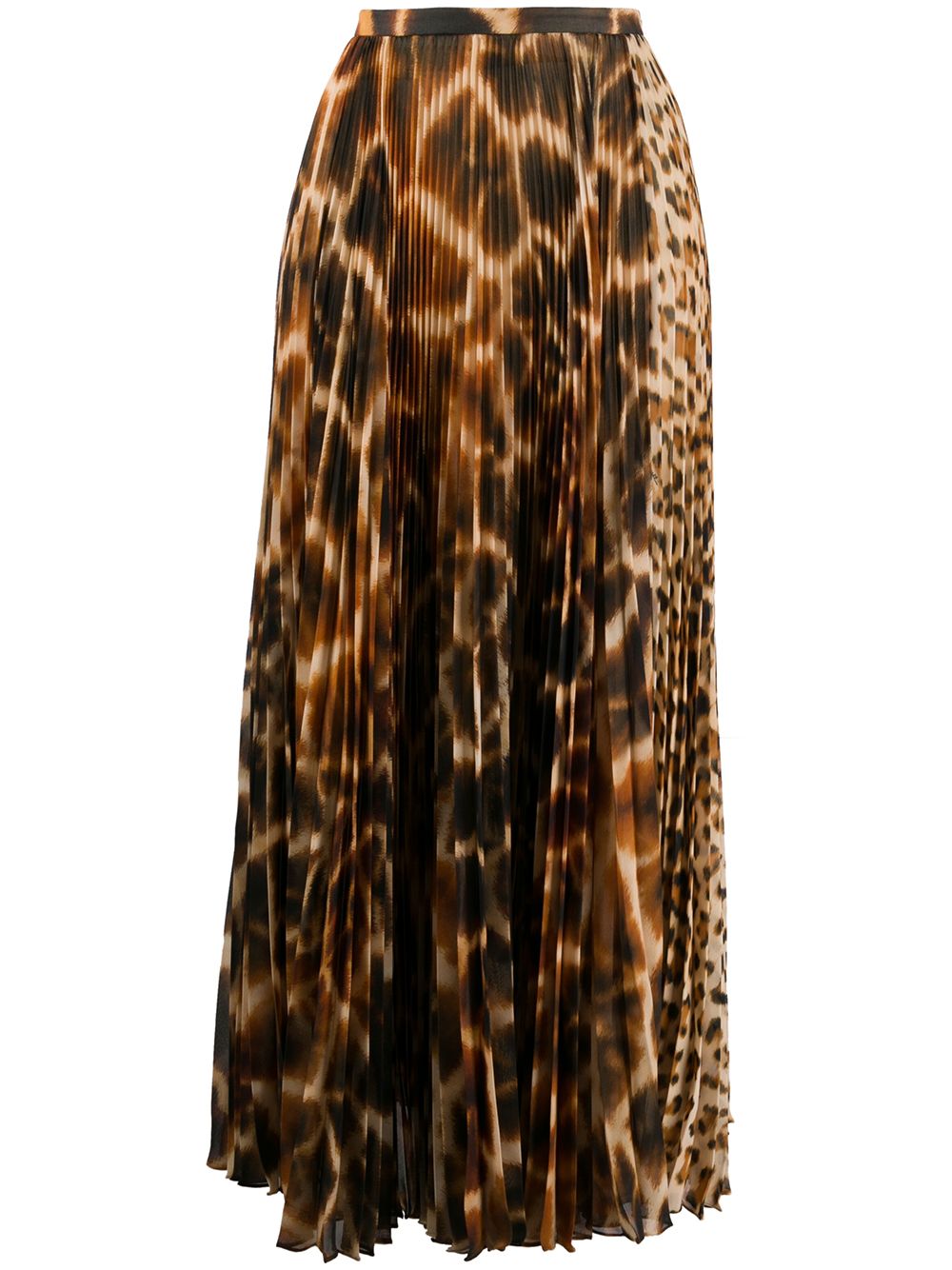 фото Roberto cavalli плиссированная юбка с анималистичным принтом