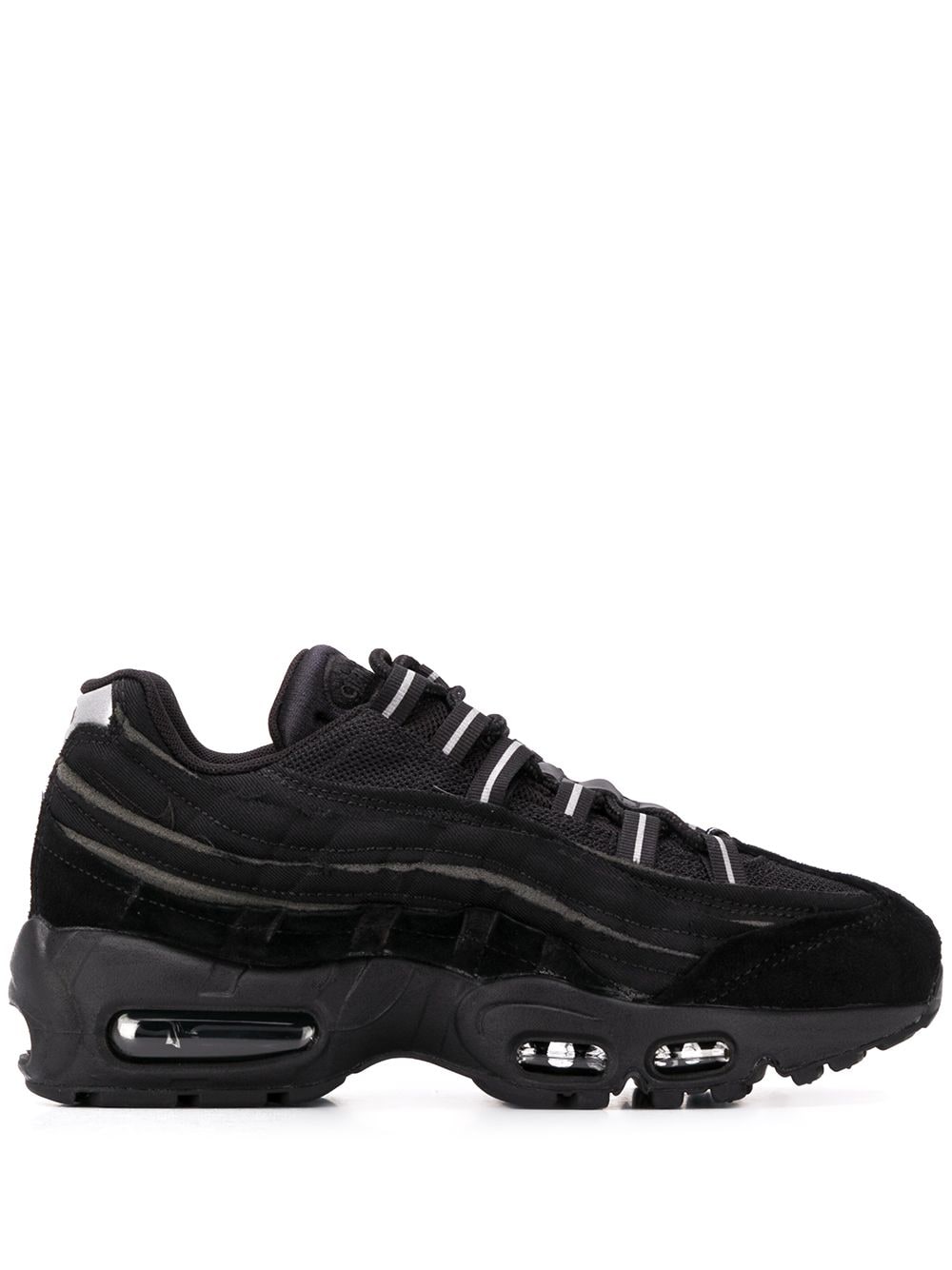 Nike X Comme Des Garcons 'air Max 95' Trainers In Black