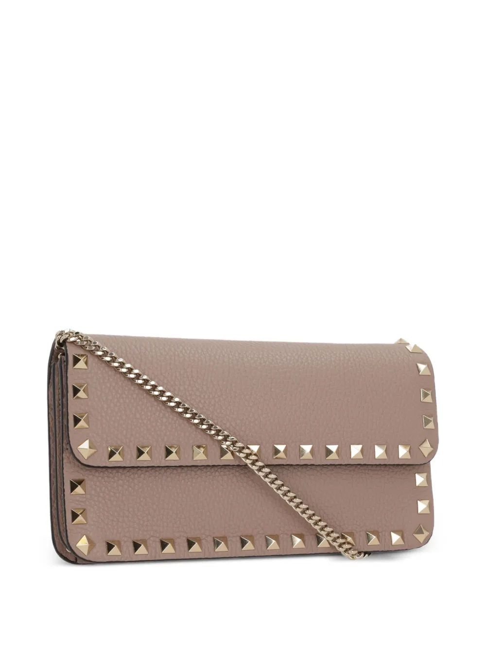  Valentino Garavani Rockstud Clutch   Rosa 