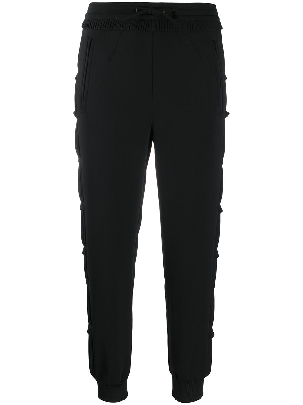 TWINSET MICRO PLEATED TRACK PANTS