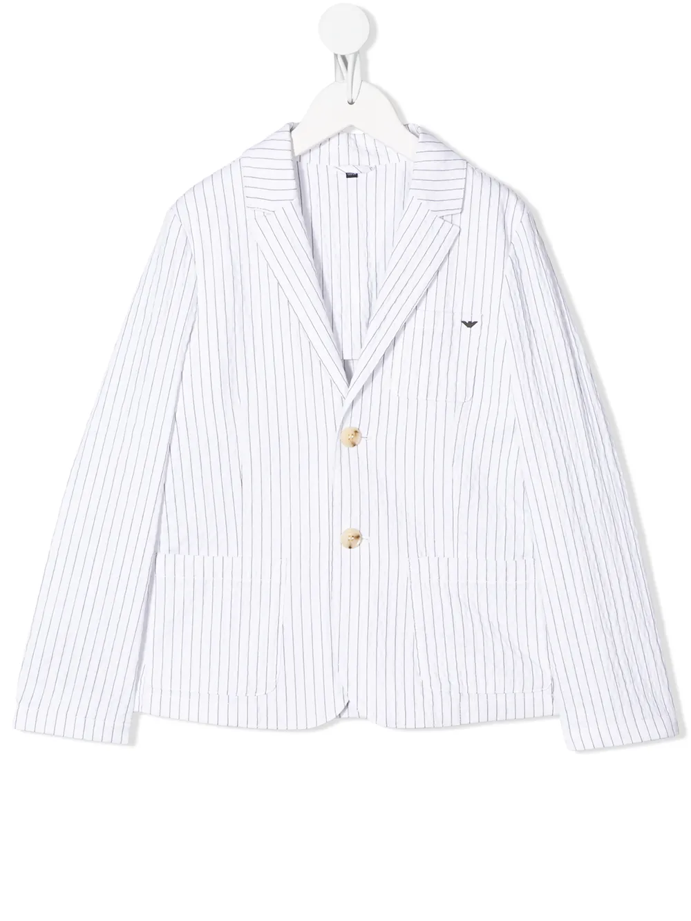 

Emporio Armani Kids blazer manga larga - Blanco