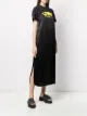 GANNI slip dress de satén