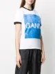 GANNI logo pool print T-shirt