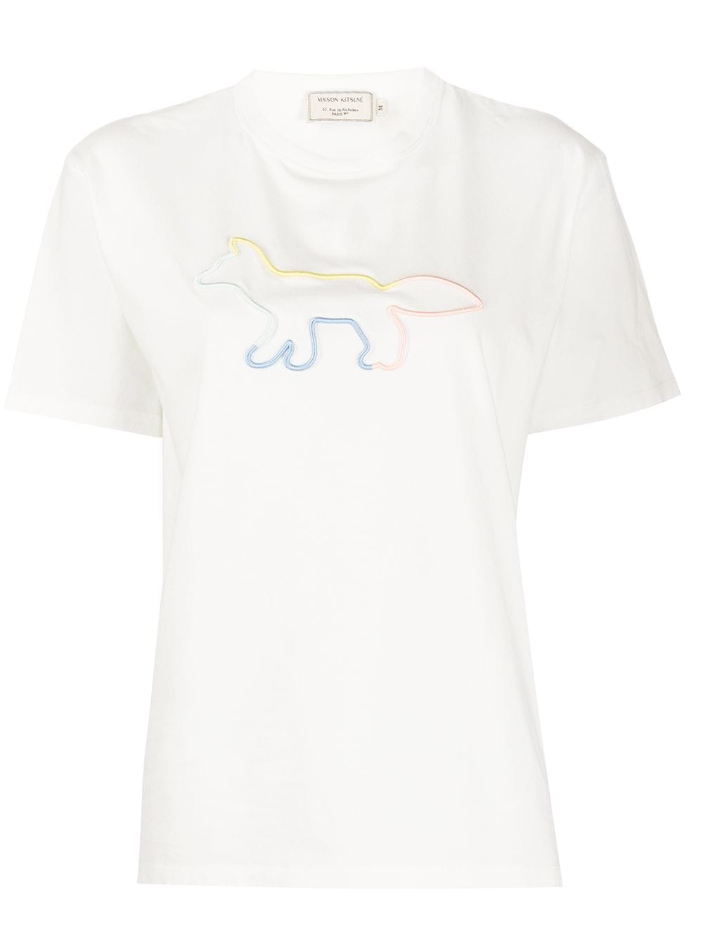 Maison Kitsuné Short Sleeve T-shirt In White