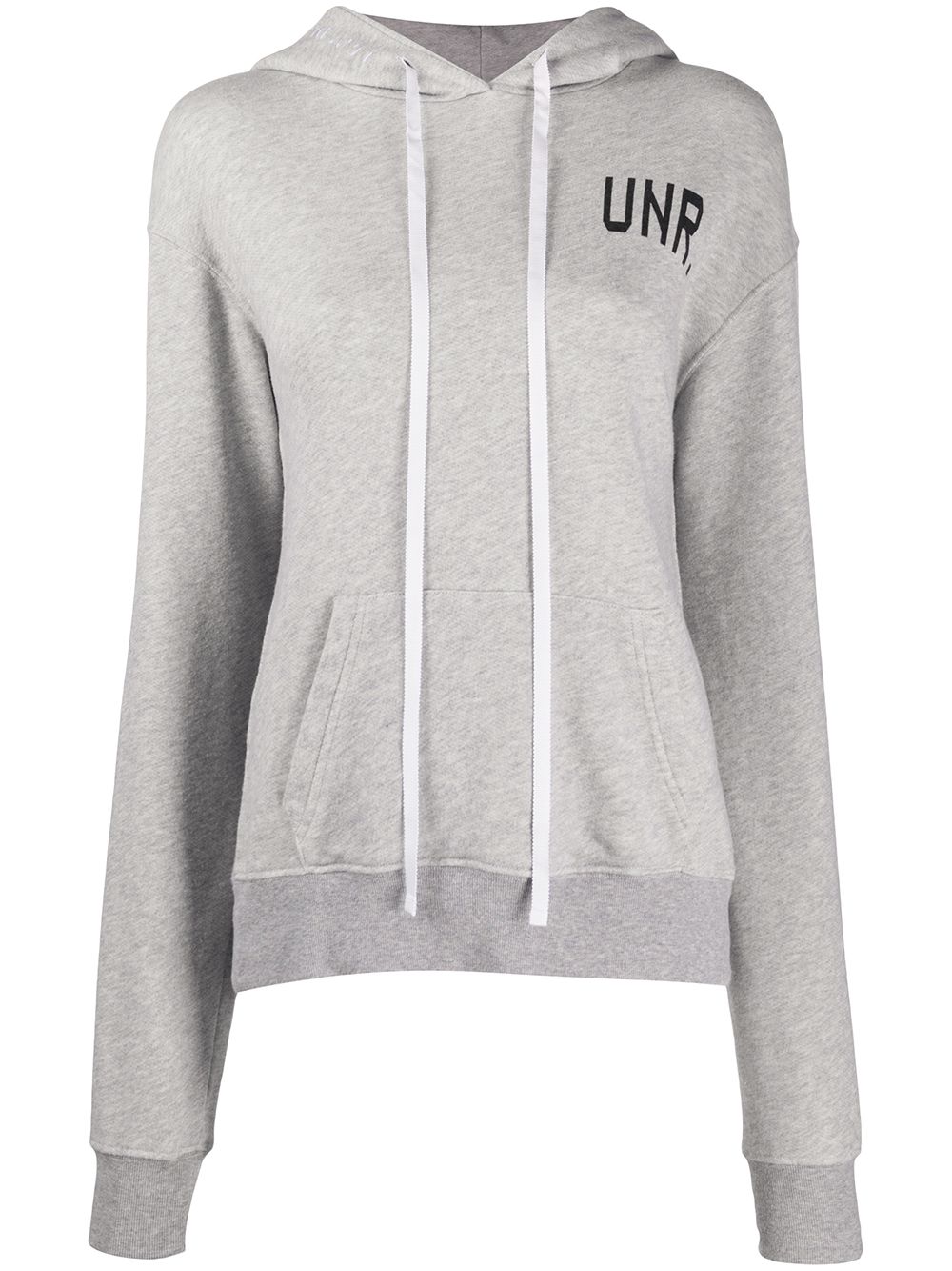 фото Unravel project long-sleeved logo-print hoodie