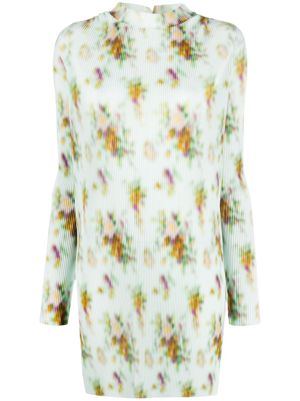 фото Frankie morello floral print pleated dress