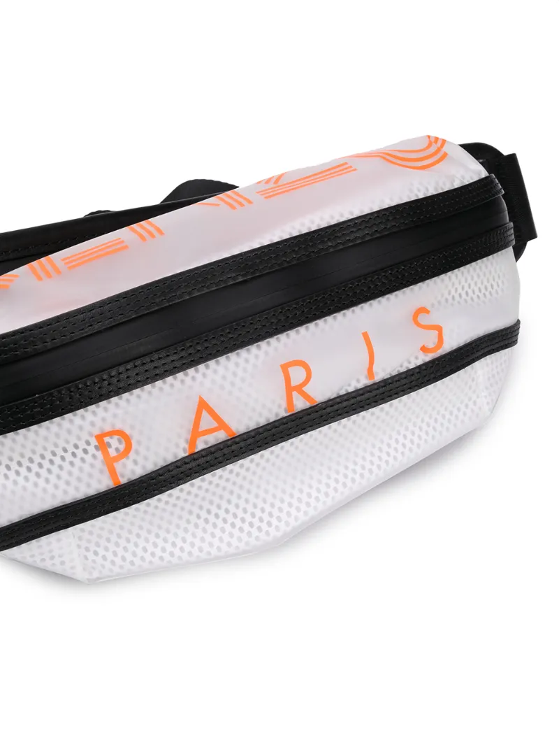 KENZO LOGO PRINT BELT BAG