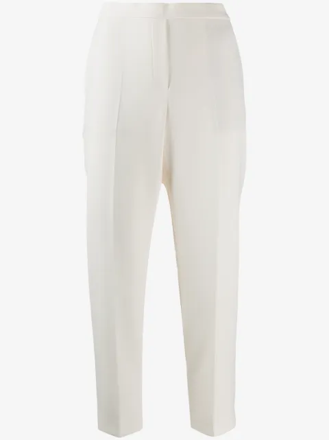 Theory straight-leg cropped trousers