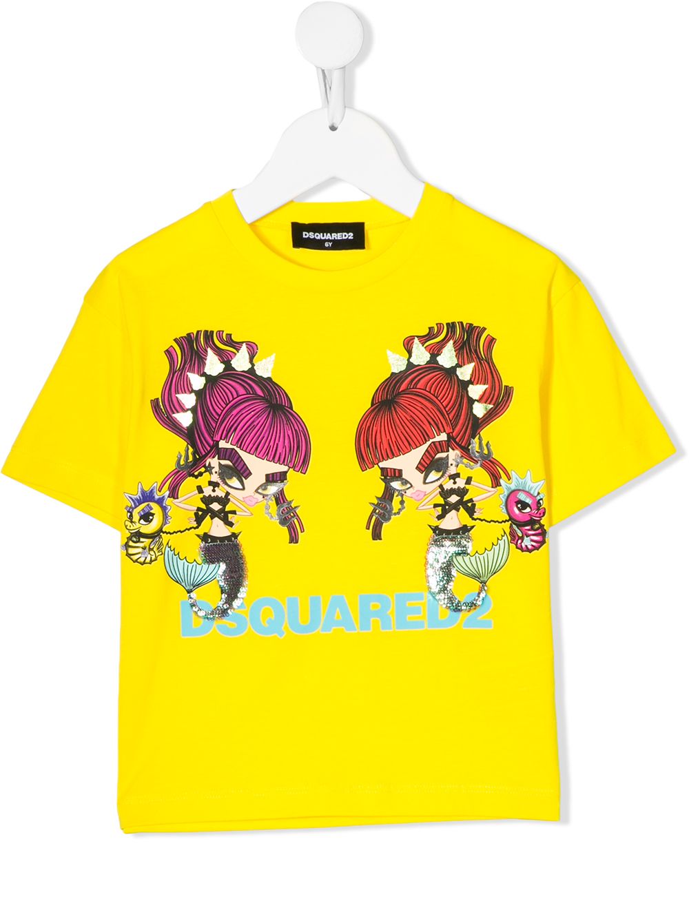 фото Dsquared2 kids teen cartoon print t-shirt