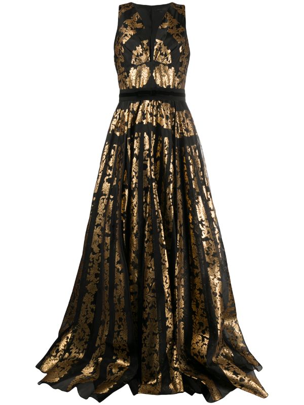 zuhair murad gold dress