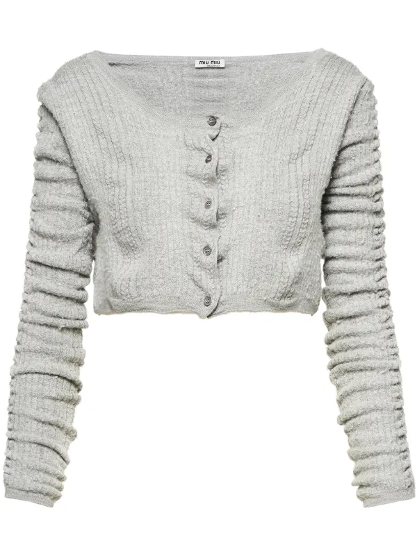 miu miu cropped sweater