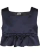 Image 1 sur Miu Miu top crop en soie