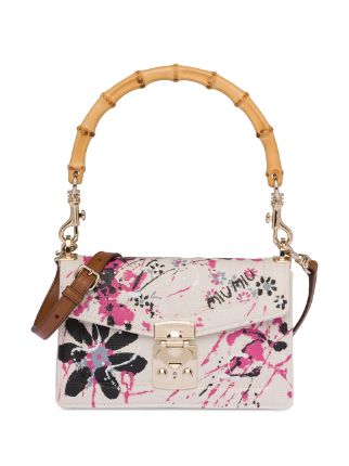 miu miu bamboo handle bag