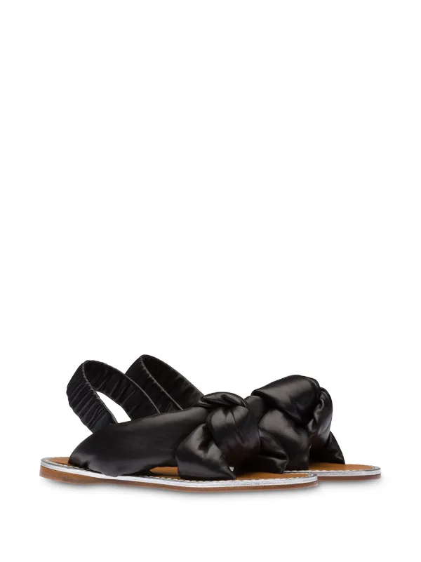 miu miu knotted sandals