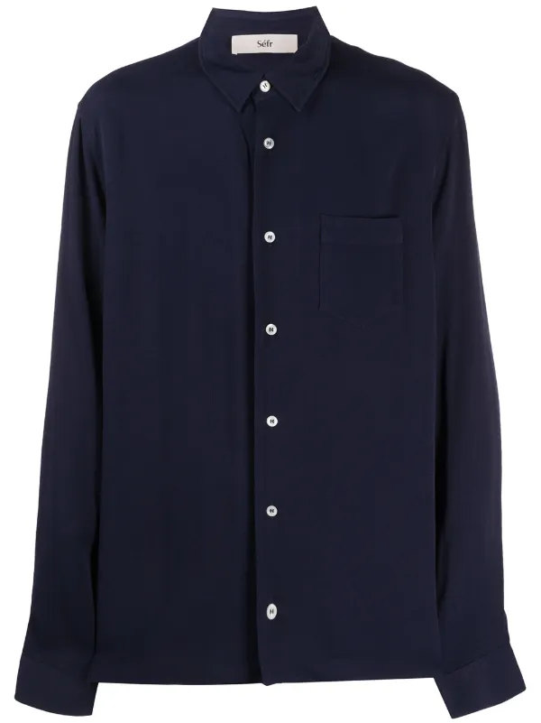 Sefr HAMPUS Shirt ネイビー
