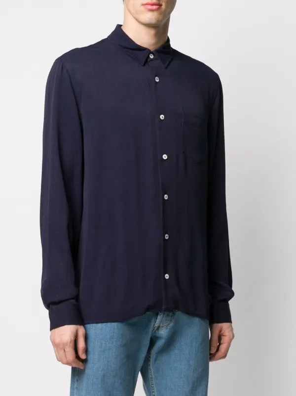 Sefr HAMPUS Shirt ネイビー 15133186_25891347_600.jpg