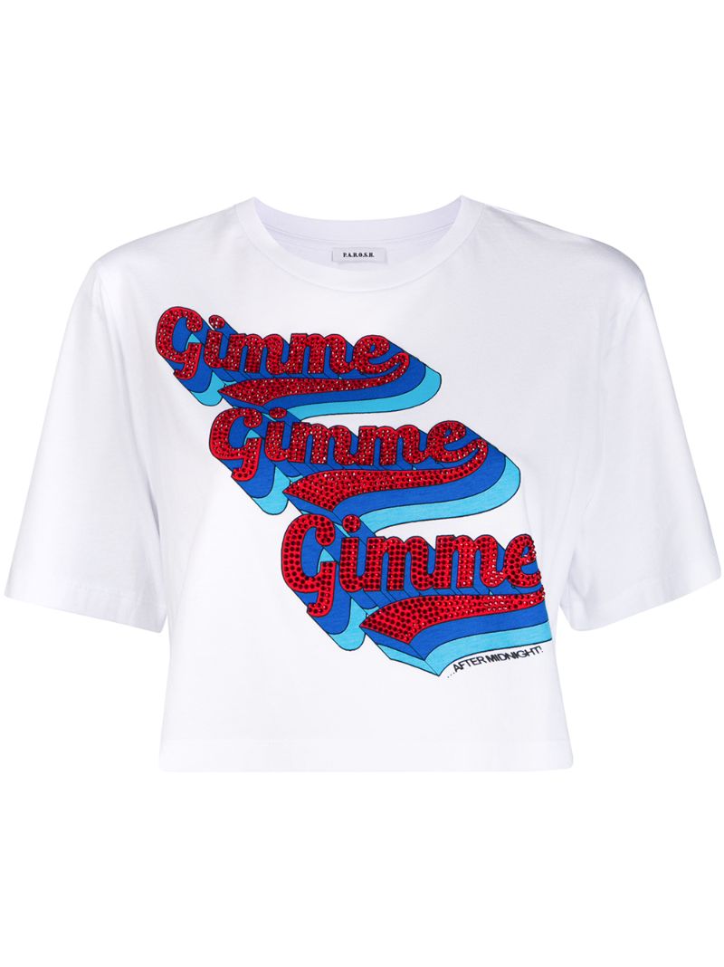 P.a.r.o.s.h Gimme T-shirt In White