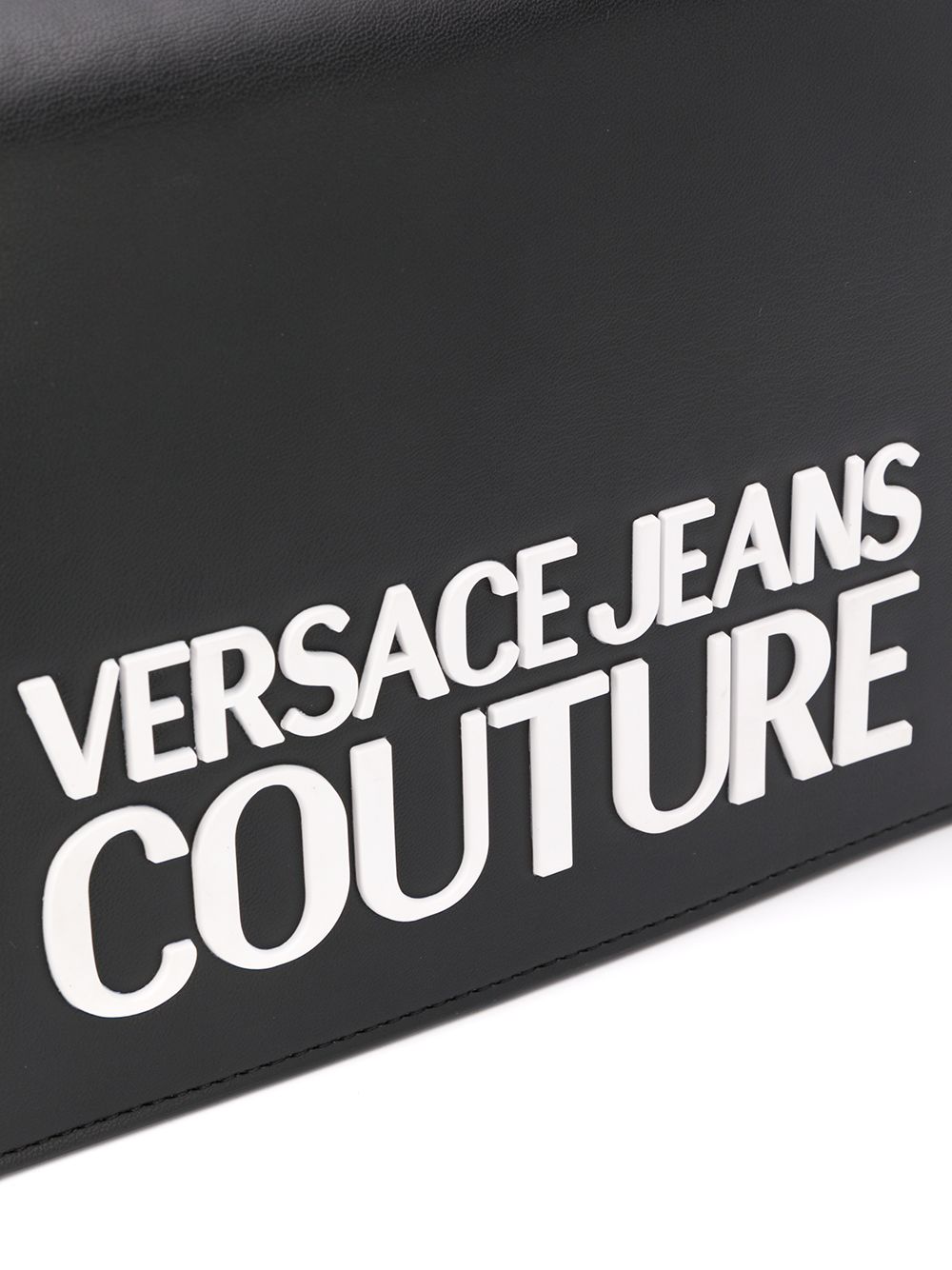 фото Versace jeans couture каркасная сумка из искусственной кожи с логотипом