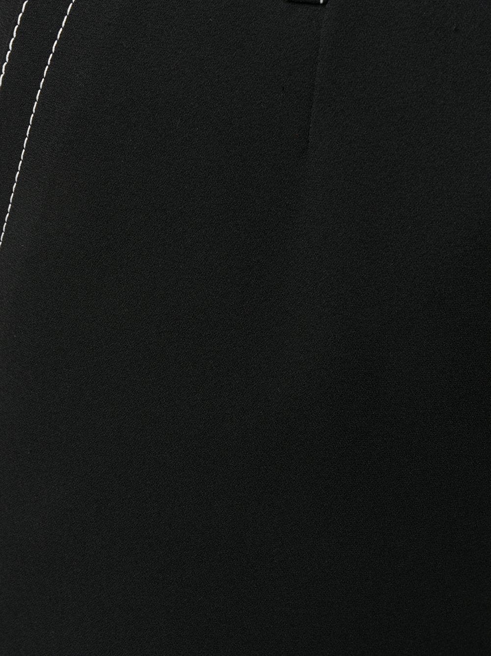 фото Escada расклешенные брюки с контрастной строчкой