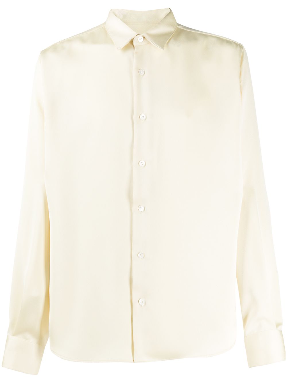 Ami Alexandre Mattiussi Straight Button-up Shirt In Neutrals