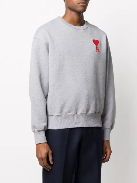 ami heart sweatshirt