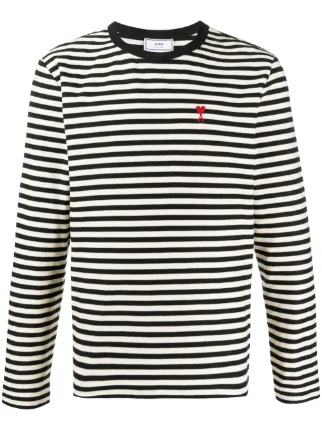 Shop AMI Paris Ami de cœur embroidered 