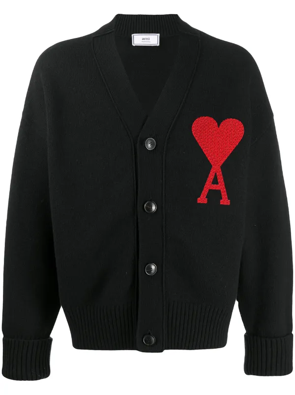 ami paris cardigan