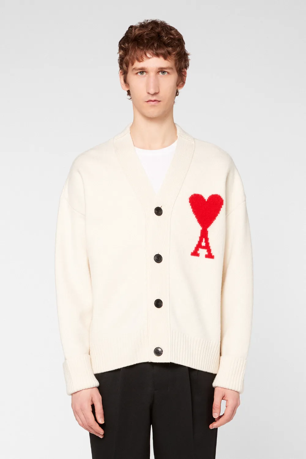 Ami de Coeur Oversize Cardigan - AMI PARIS OFFICIAL