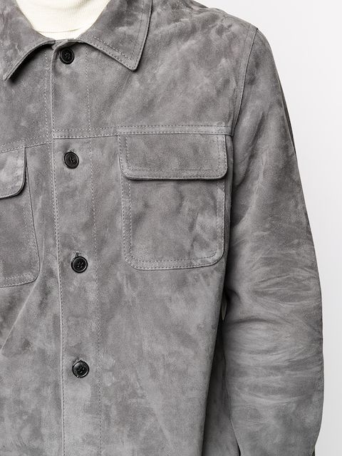 ami suede overshirt