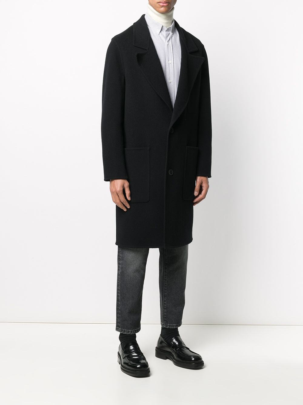 AMI Paris single-breasted Unstructured Coat - Farfetch