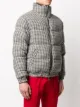 AMI Paris houndstooth-pattern down jacket